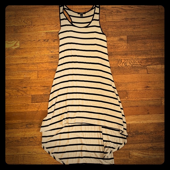 Stripped Cotton Summer Dress - Picture 1 of 3